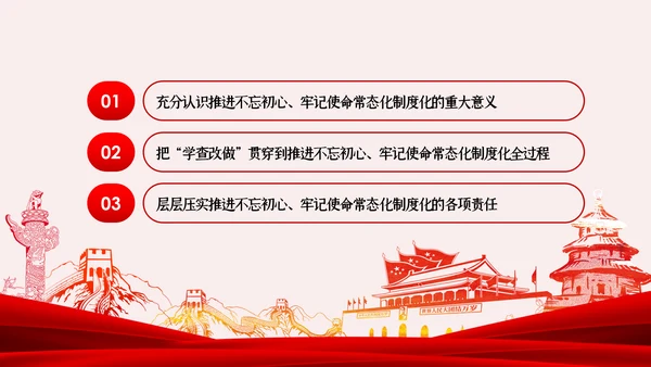 不忘初心牢记使命常态化制度化试点工作PPT
