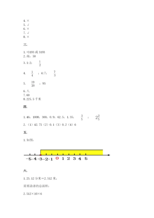 山西省【小升初】2023年小升初数学试卷附答案【综合题】.docx