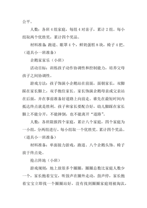 幼儿园亲子趣味运动会活动专业方案.docx