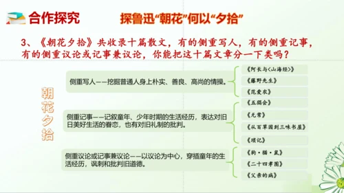 七年级语文上册第三单元整本书阅读《朝花夕拾》课件