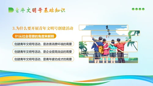 青年文明号建设管理知识培训PPT课件