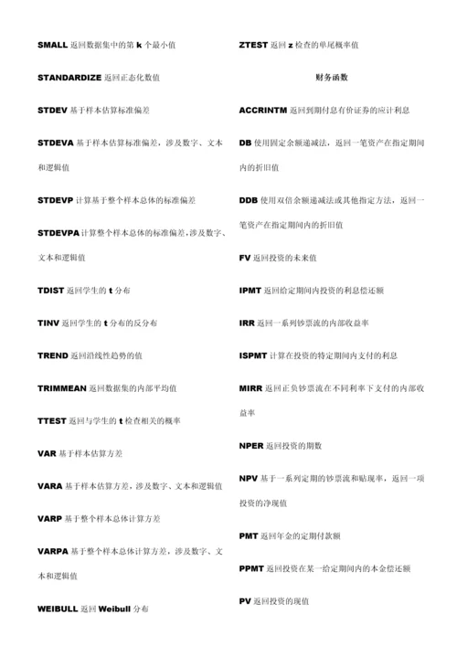wps表格函数说明大全.docx