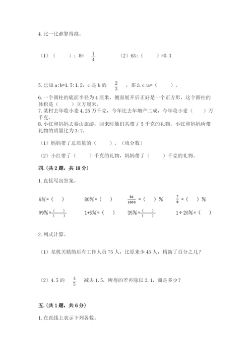 苏教版六年级数学小升初试卷精品【黄金题型】.docx