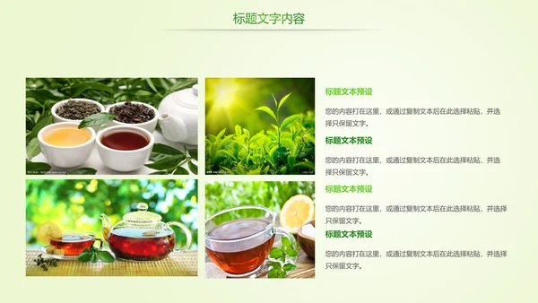 时尚唯美茶文化品茶论道茶园PPT模板