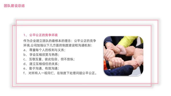 团队建设汇报ppt团队建设总结微粒体