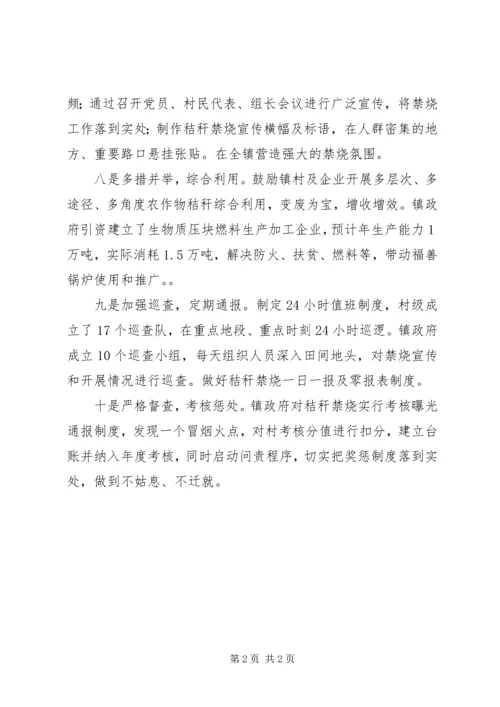 乡镇强力推进秸秆禁烧工作方案措施.docx