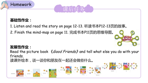 Unit 1 Making friends Part Reading time（优课）课件（24张P