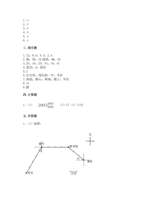 小学六年级上册数学期末测试卷（b卷）word版.docx