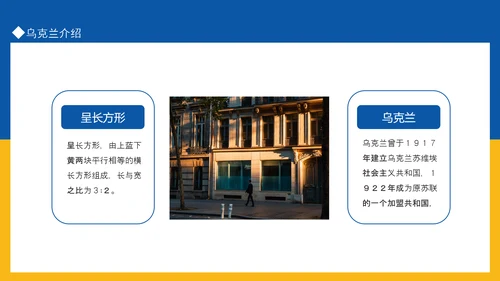 乌克兰国家介绍PPT模板