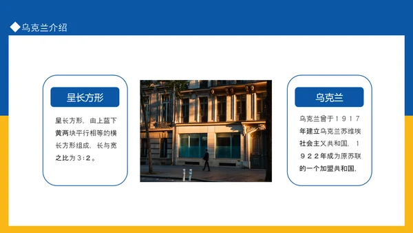 乌克兰国家介绍PPT模板