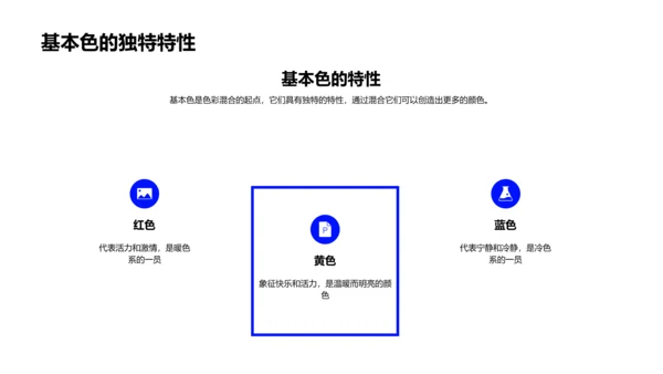 色彩知识教学PPT模板