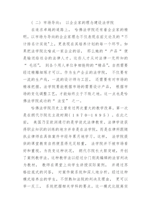 浅谈哈佛大学法学教育论文.docx