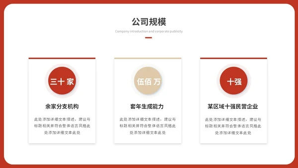 简约红色渐变产品发布会新品发布会公司介绍企业介绍ppt模板