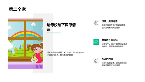毕业图集分享PPT模板