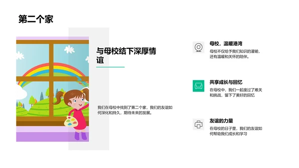 毕业图集分享PPT模板