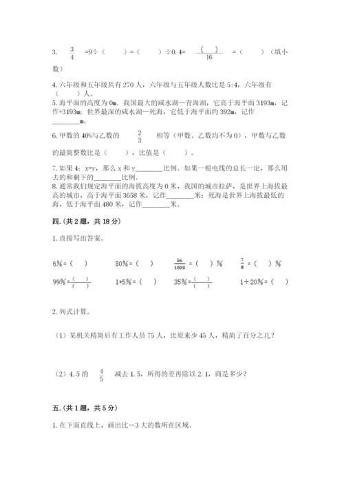 北京版数学小升初模拟试卷精品【夺分金卷】.docx