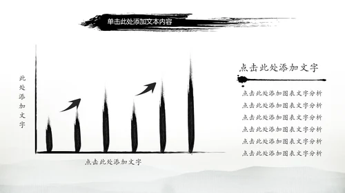 古典画轴画卷中国风水墨动态PPT模板