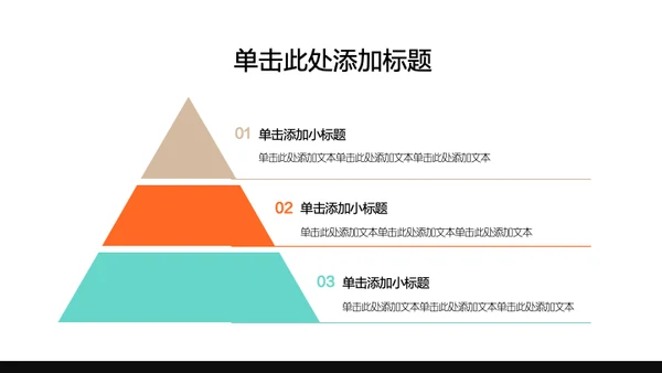 青橙色简约风年中述职PPT模板