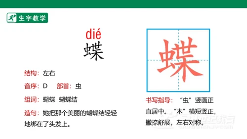 1 古诗词三首 生字动画课件