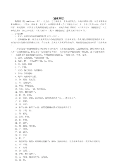 八年级下册课内文言文知识点梳理(1).docx