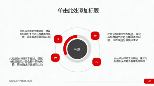实用红色商务工作总结分析报告通用PPT模板