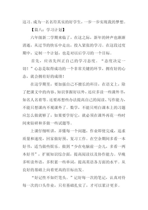 学习计划作文600字.docx