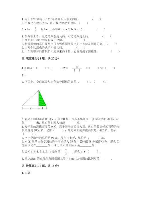 小升初六年级期末测试卷完整.docx