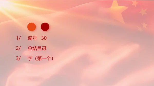 红色大气入党积极分子年终工作总结动态PPT