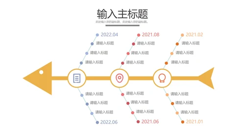 鱼骨图样式合集PPT模板