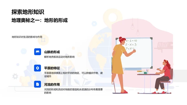 自然地理基础课PPT模板