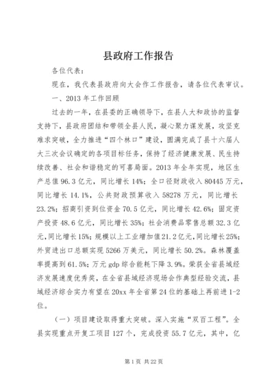 县政府工作报告 (33).docx