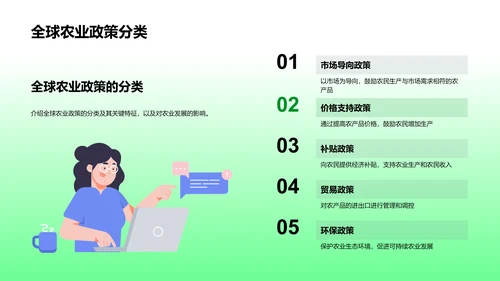 农业政策讲解PPT模板