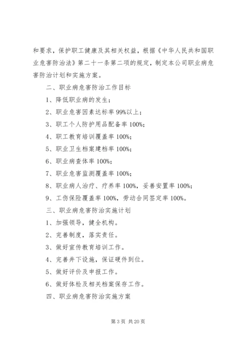 职业危害防治计划与实施方案.docx
