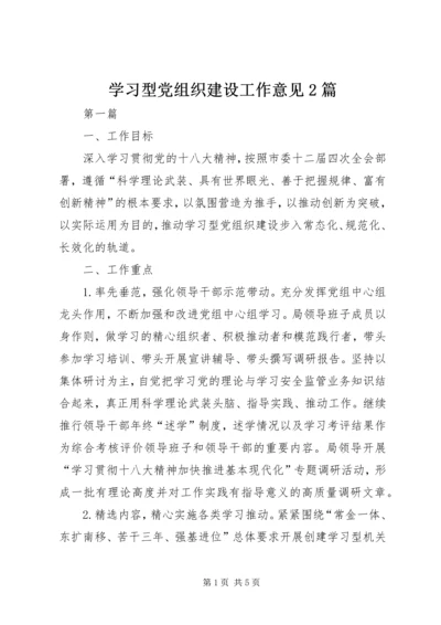 学习型党组织建设工作意见2篇.docx