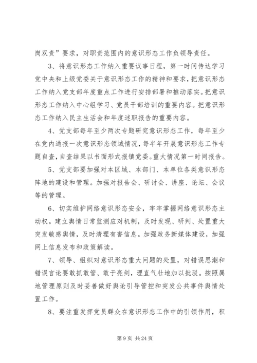 意识形态工作责任制的检查考核制度范本六篇.docx