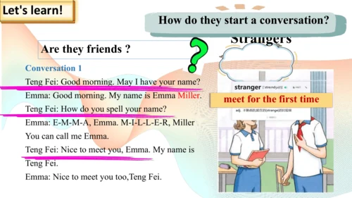 Starter Unit 1 Section B 1a-1d语言运用教学课件（新人教七上Unit1 