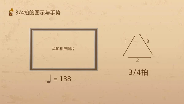 棕色复古怎样指挥唱歌PPT模板宣传PPT动态PPT