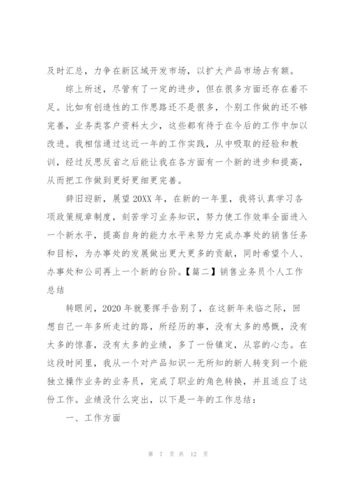 销售业务员个人工作总结3篇.docx