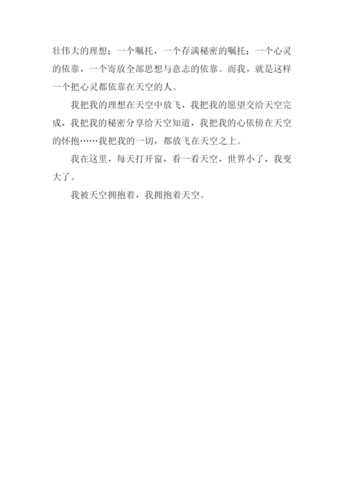 放飞在天空之上作文600字.docx