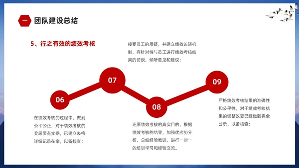蓝色山峰励志企业培训团队建设汇报ppt团队建设总结ppt