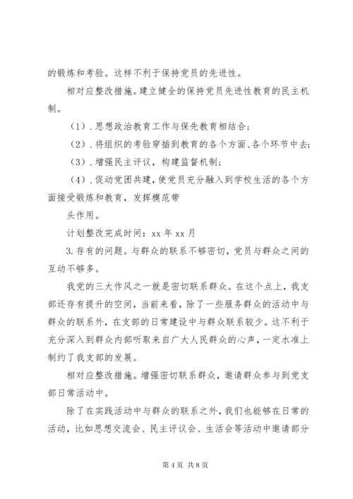 党员个人检视问题清单及整改措施.docx