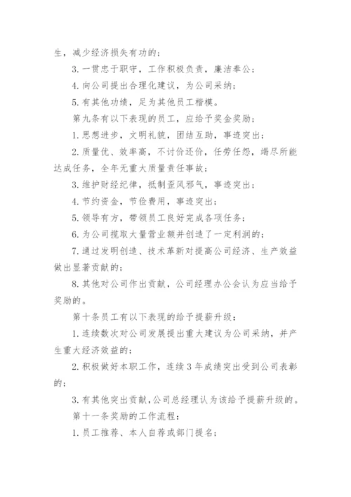 公司奖惩制度实施细则.docx