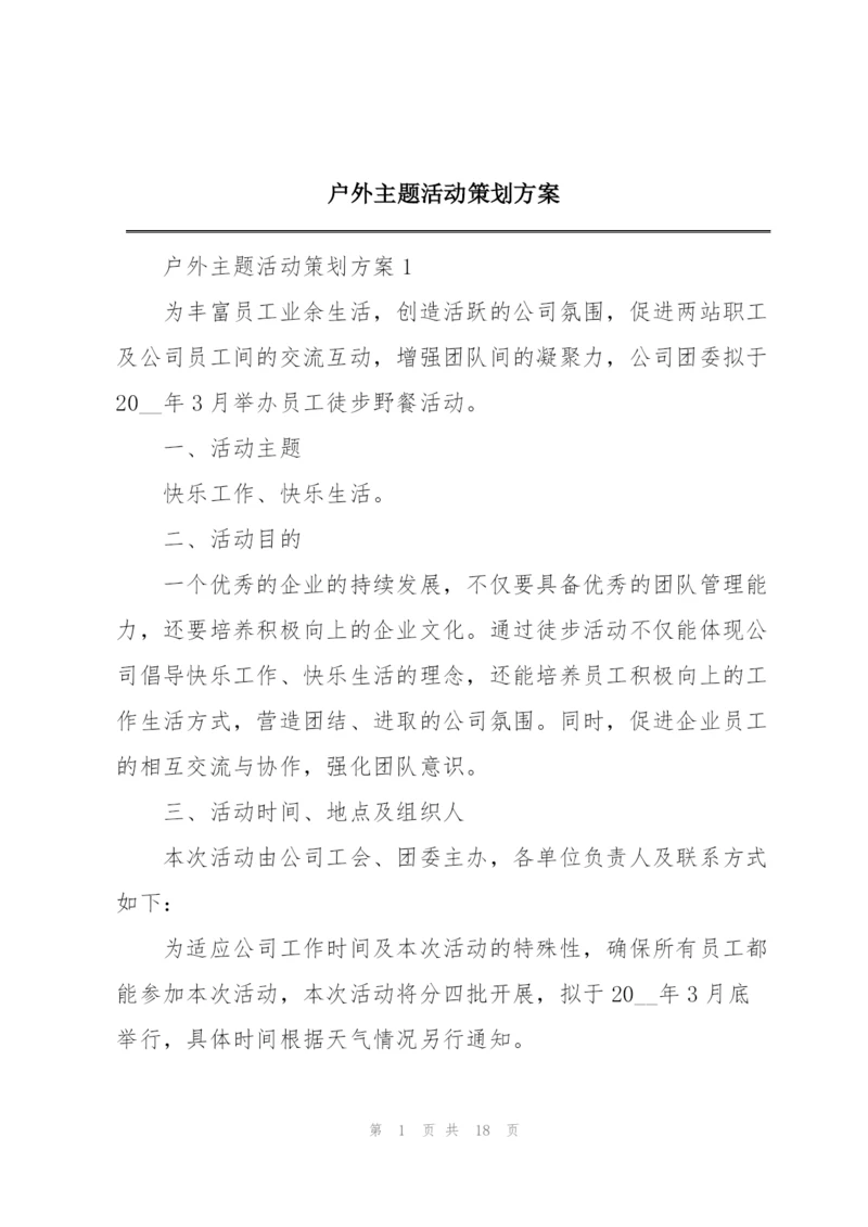 户外主题活动策划方案.docx