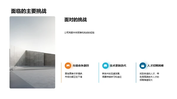半年业绩回顾与展望
