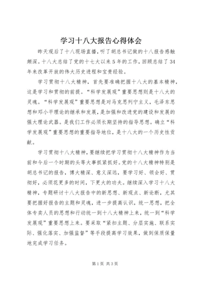 学习十八大报告心得体会 (9).docx