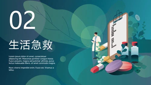 医院普外科急救常识PPT模板