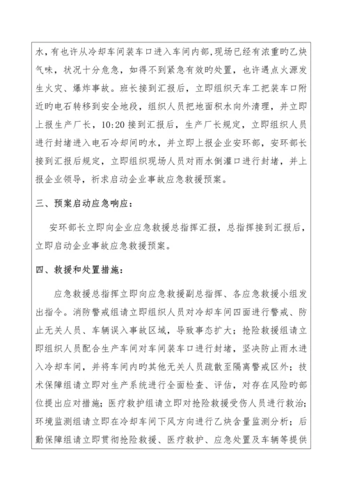 宁夏化工公司重大危险源应急救援预案演练记录总结.docx