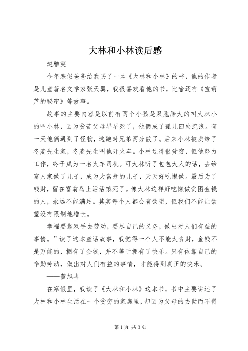 大林和小林读后感 (4).docx