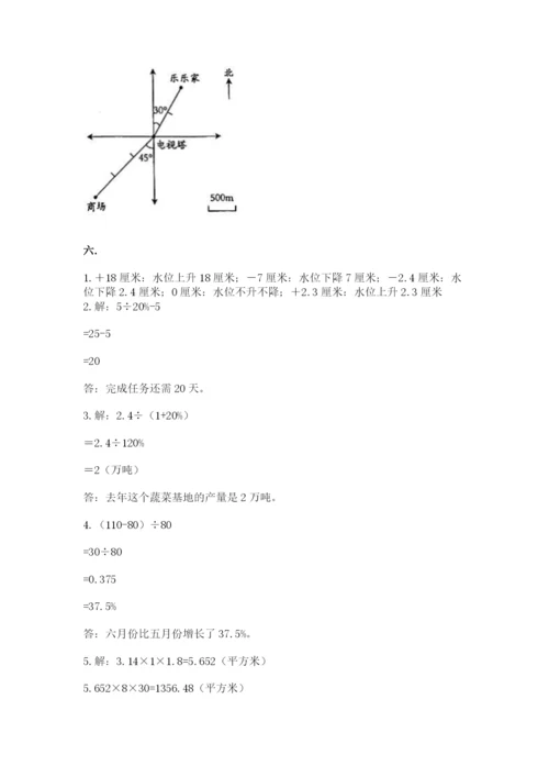 北师大版小升初数学模拟试卷附答案（满分必刷）.docx