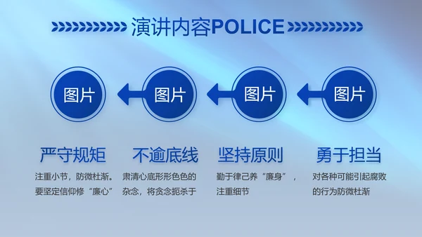 扫黑除恶专项斗争公安警察动态PPT模板